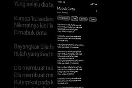 Judul Lagu Mabuk Minuman